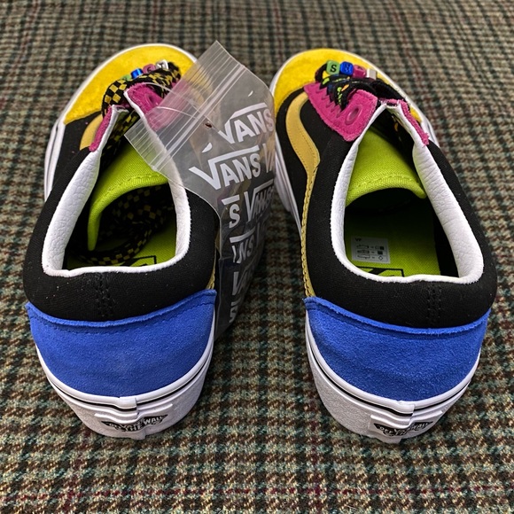 NWT Old Skool Platform Multicolored Vans - Picture 4 of 5